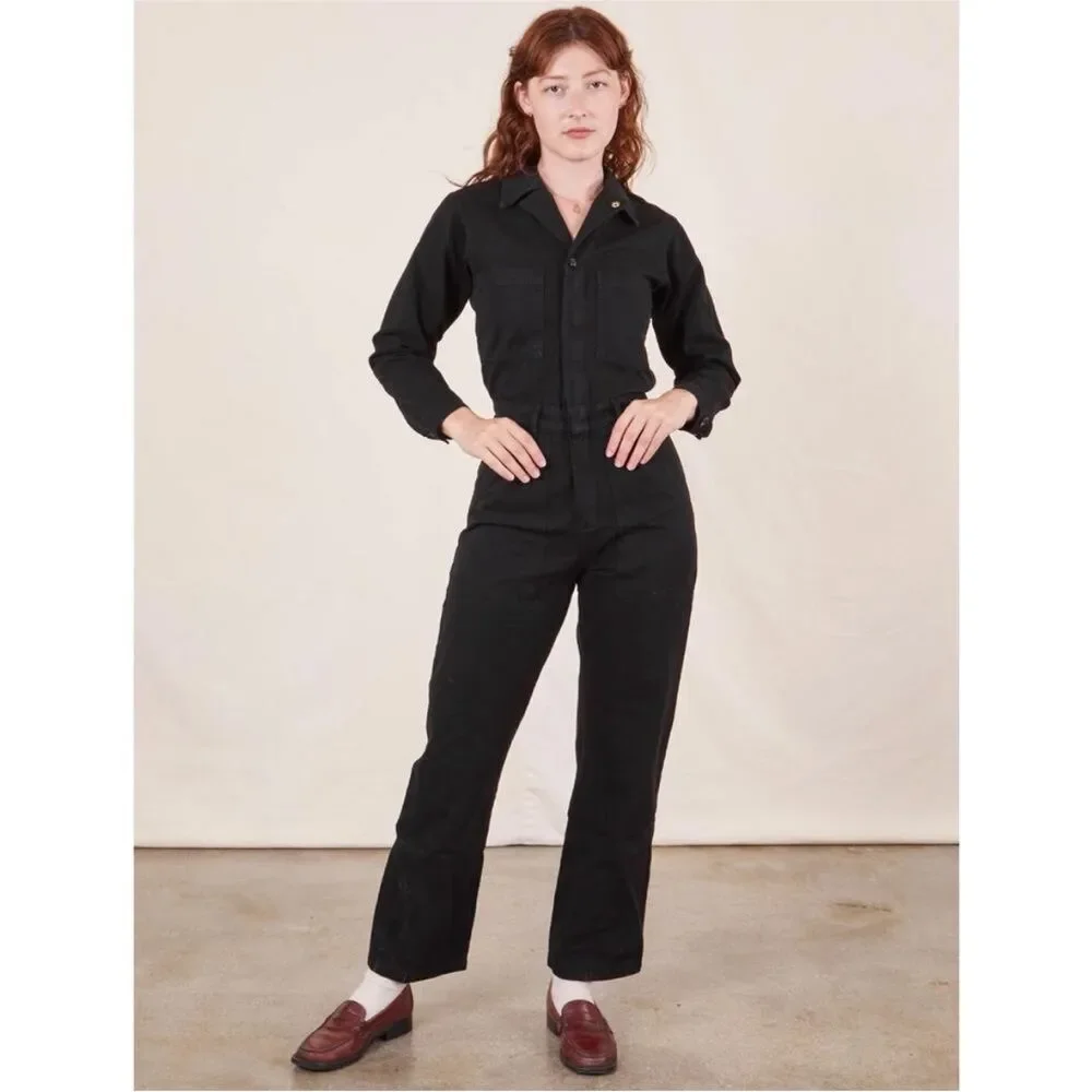 Big Bud Press Medium Long Sleeve Jumpsuit Black